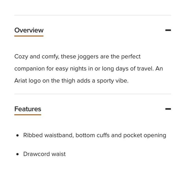 Ariat NWT Sequined Logo Real Jogger Sweatpants Warm Fleece-Lined Casual In Black - Picture 4 of 5